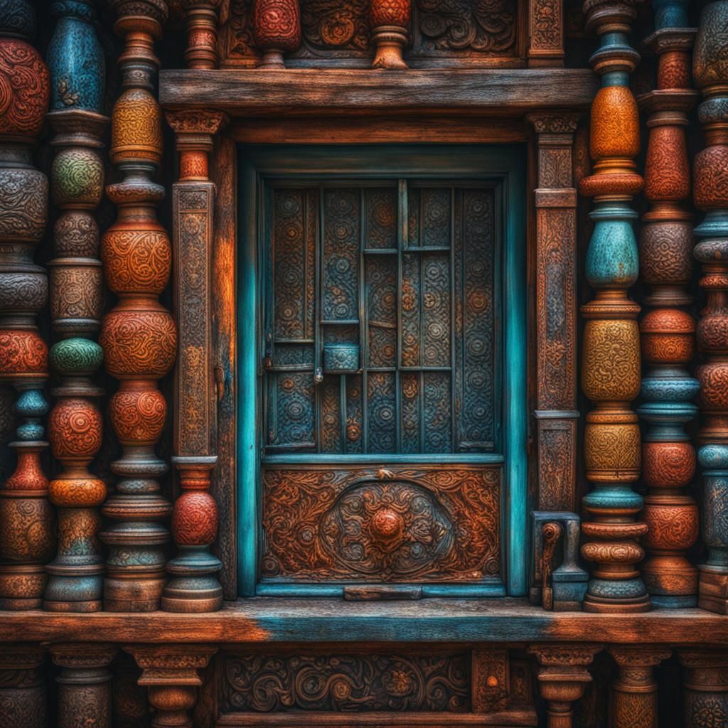 uniqueness of imperfect things, using colors intricate detai...