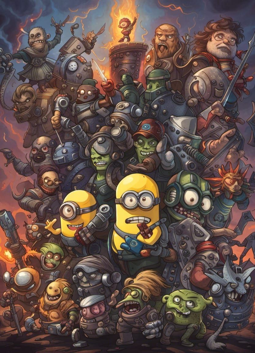 Cursed Minions - AI Generated Artwork - NightCafe Creator