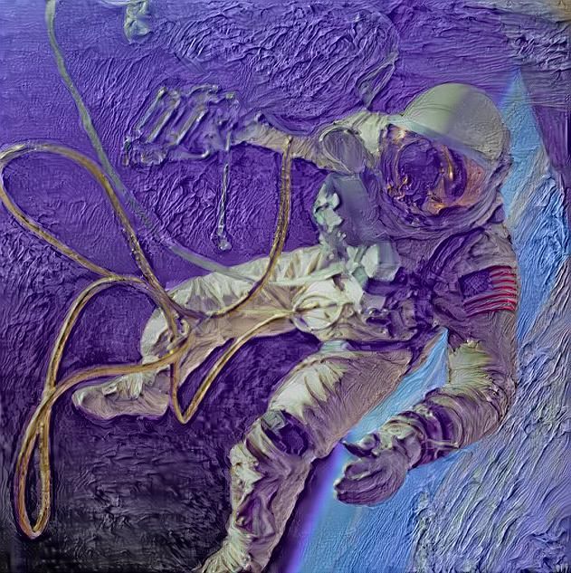 The man in the space