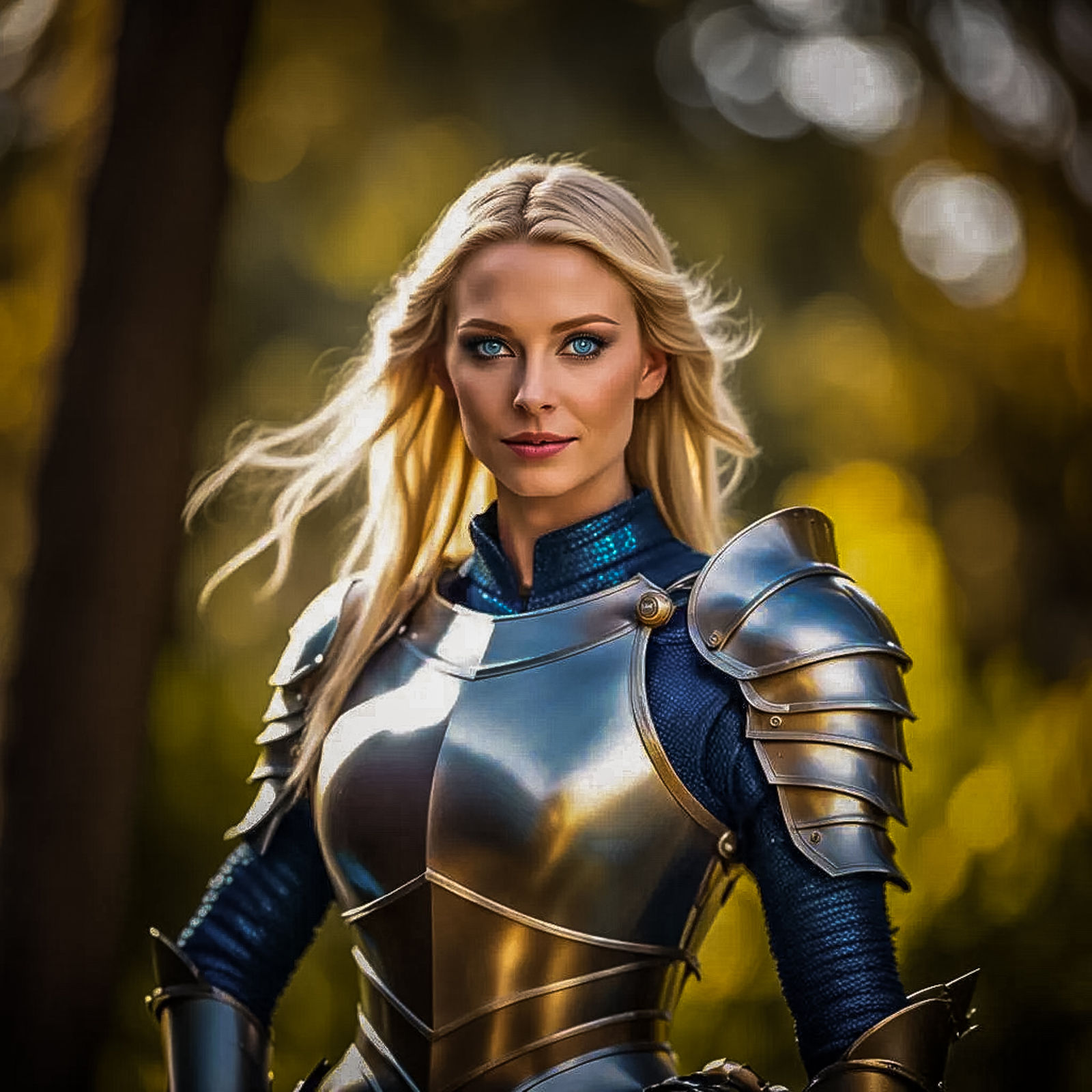 Blond Knightess
