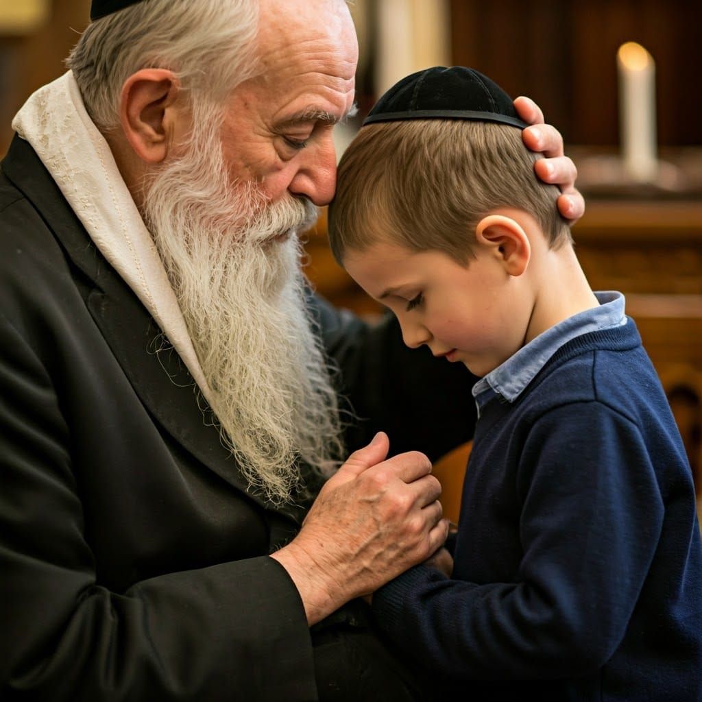 Rabbi's Blessing: A Moment of Reverence