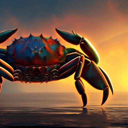 crab rave - AI Generated Artwork - NightCafe Creator