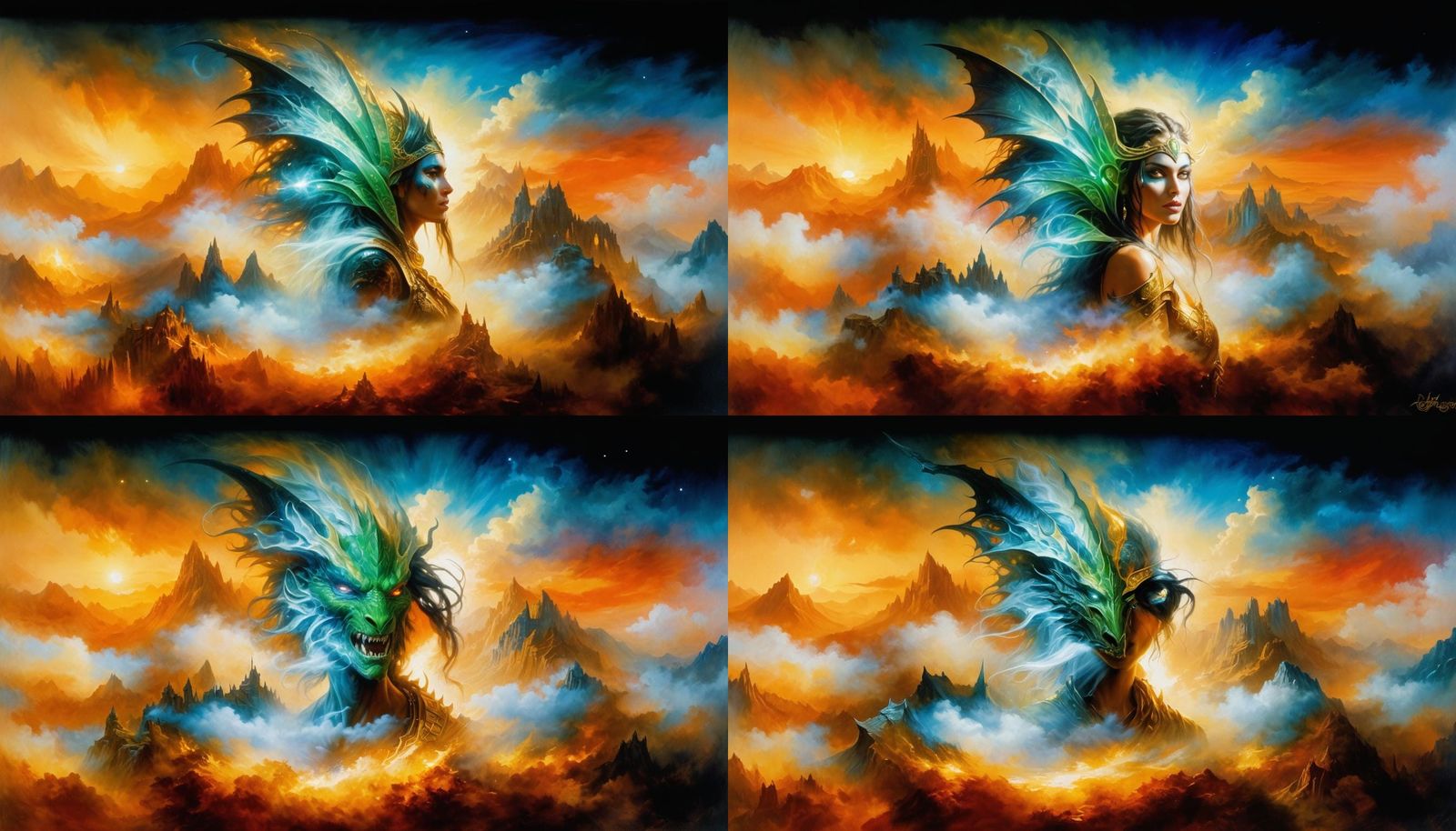 In the land of dragons. (6)
