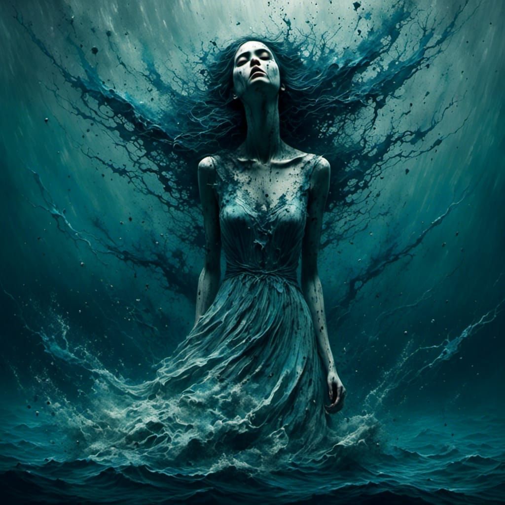  I feel like I'm drowning   by @Raphaelle