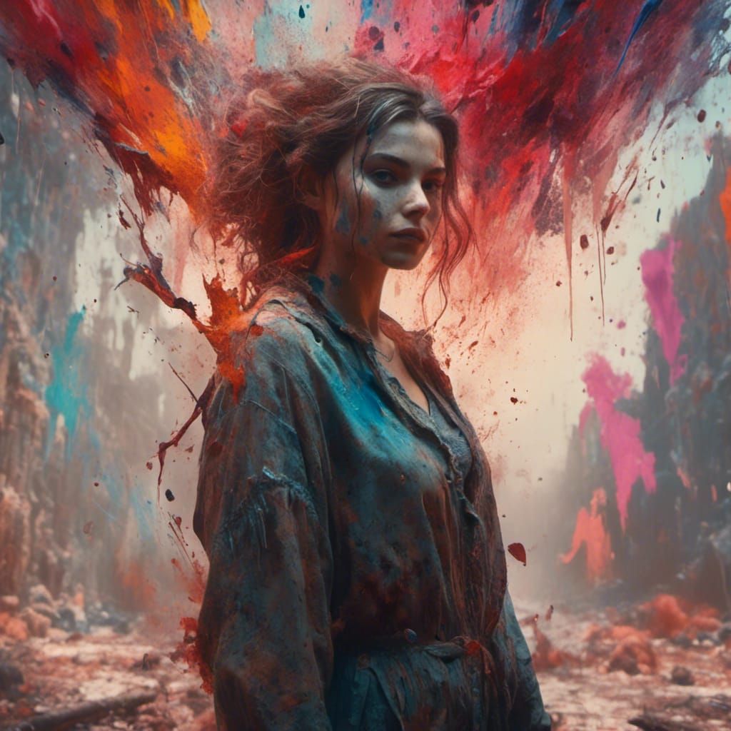 only with paint