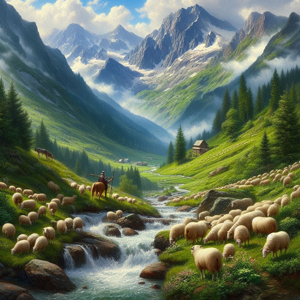 Tranquility by the Stream