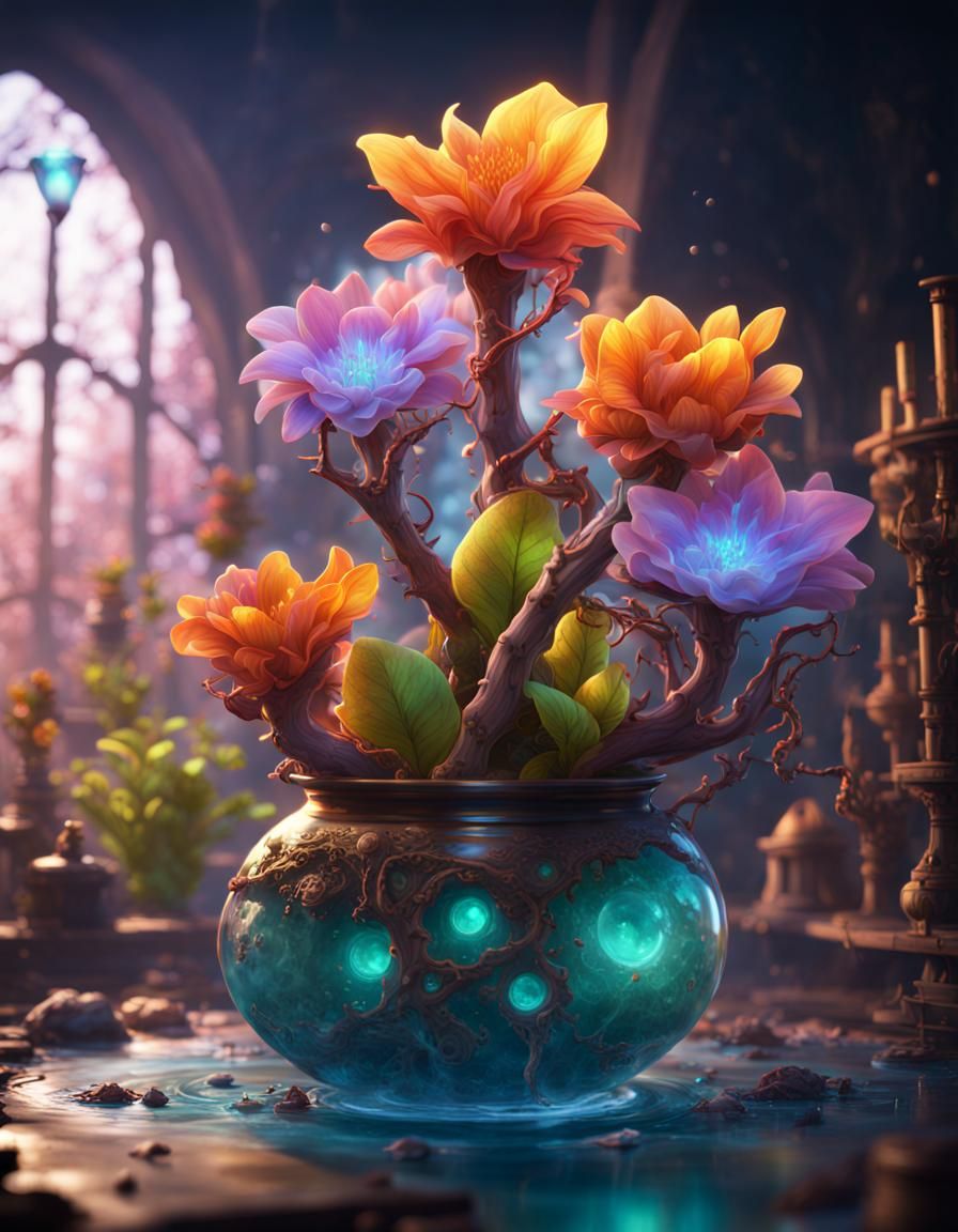 Mystic Blooms  by @Boxingjedi