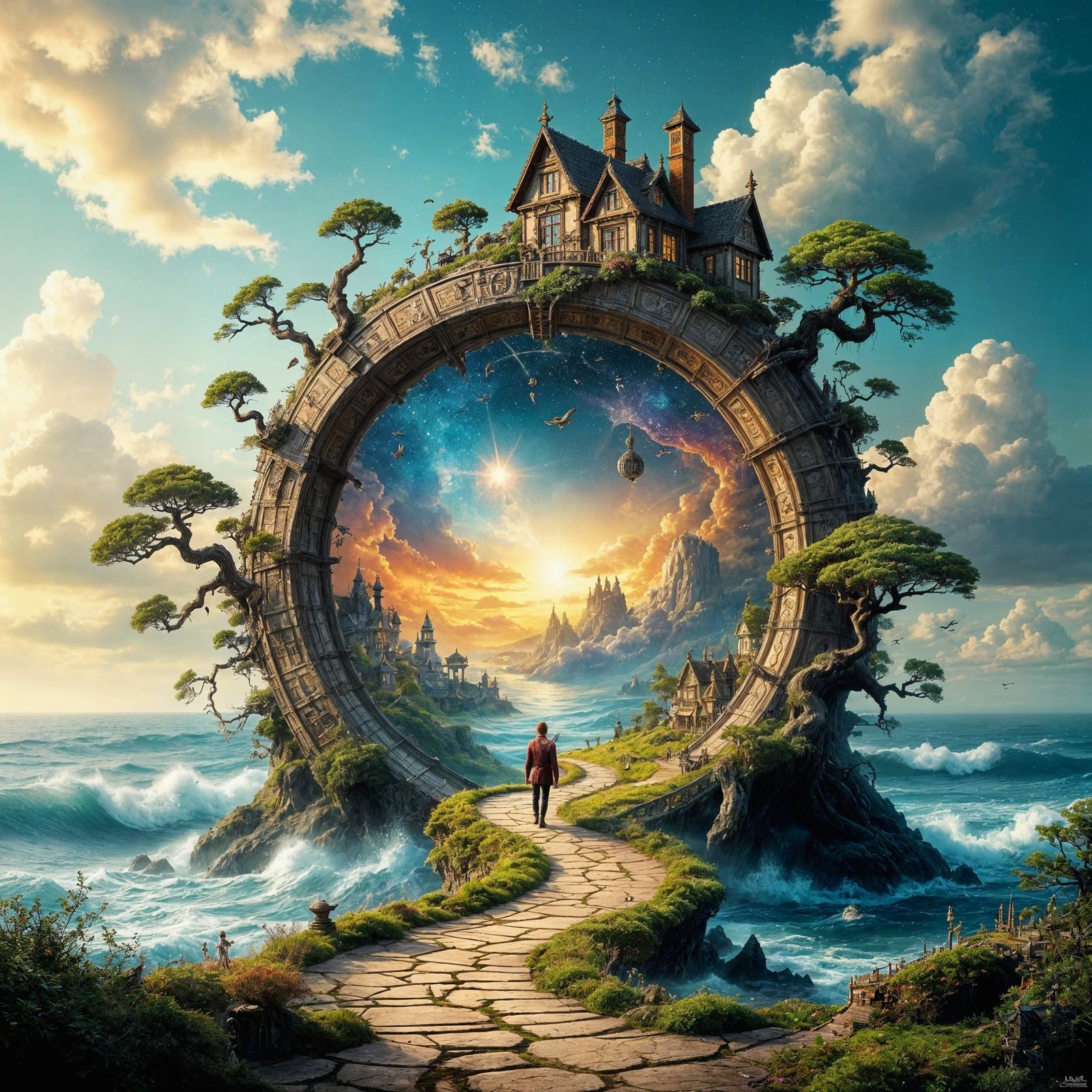 A peaceful Universe  by @toomanynates