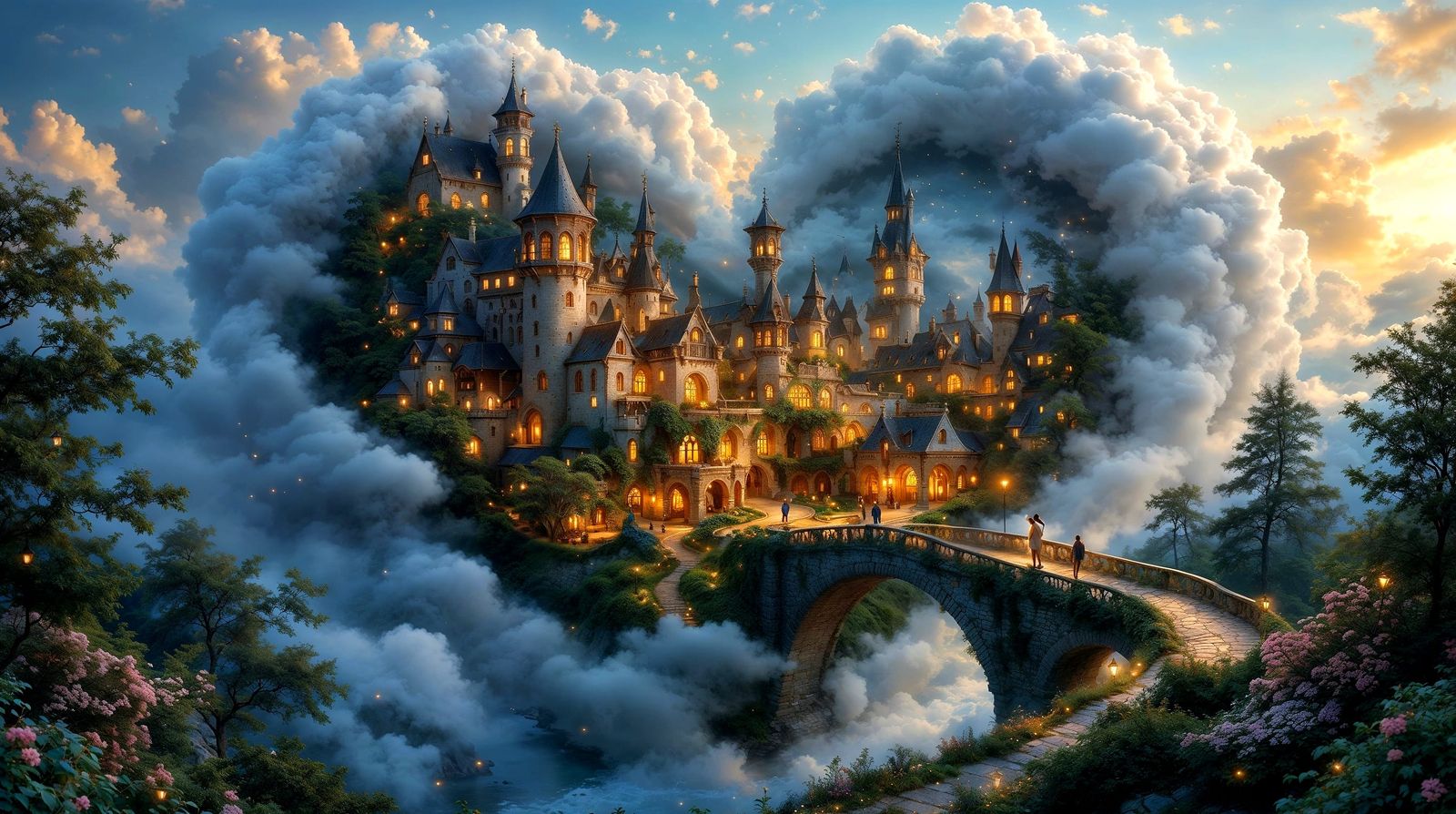 Heart of the Sky Citadel  by @MindWeather