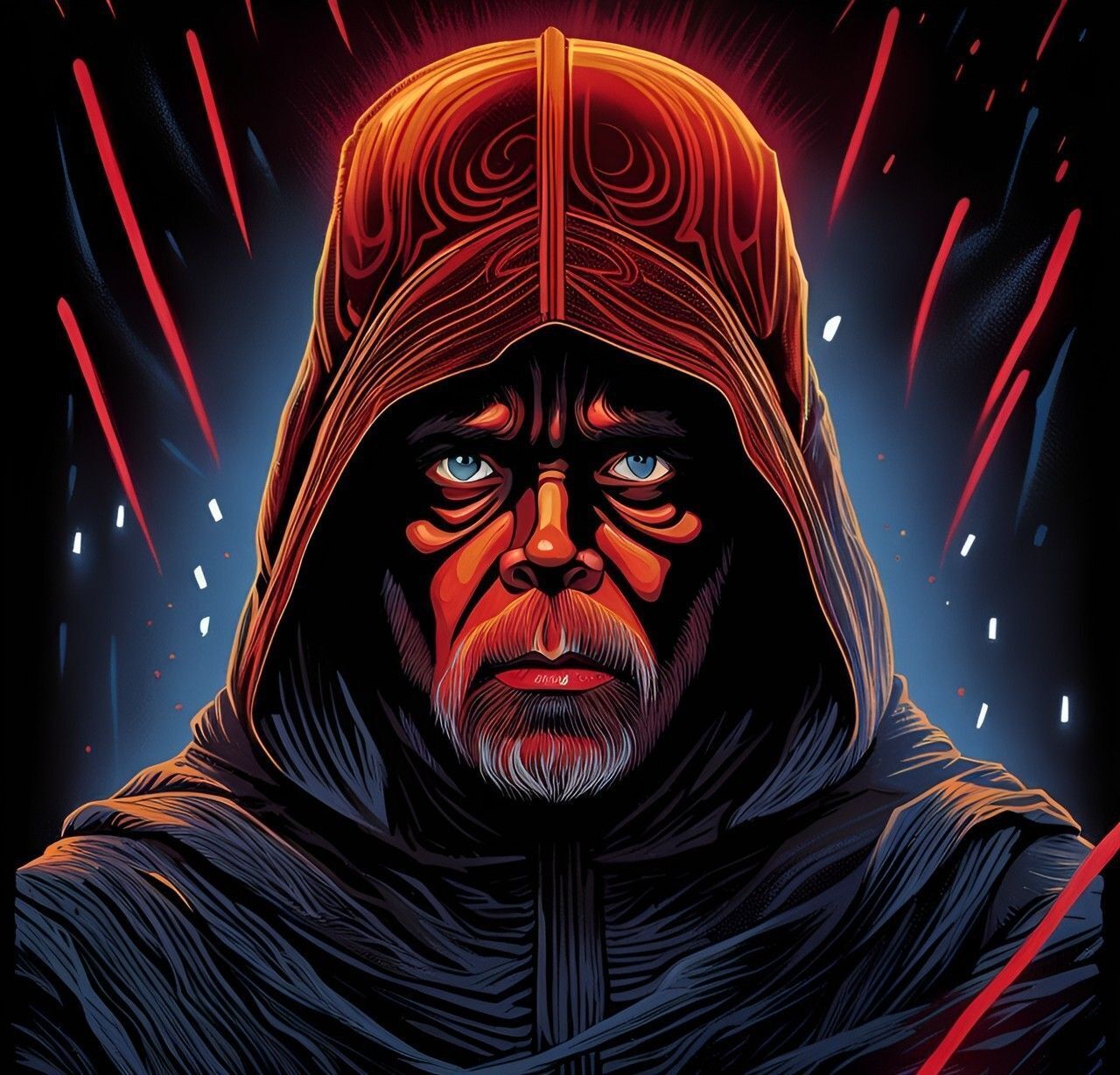 Luke Skywalker joins the Dark Side. - AI Generated Artwork - NightCafe ...