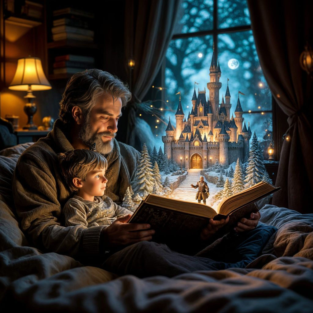 Dad Mode Bedtime Storytelling   by @Valmond Teng