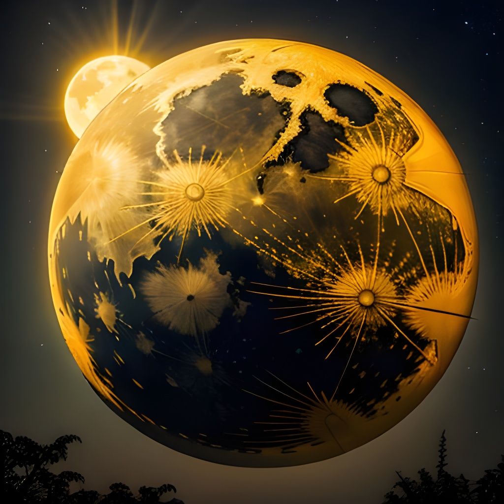 Planetary Objects Stacked Vertically