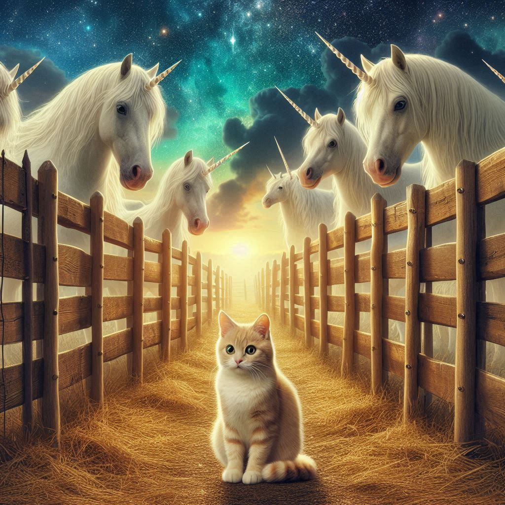 Carmen Lucia and her farm of unicorns.