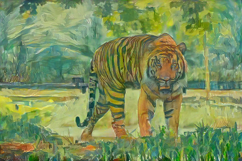 Tiger painting