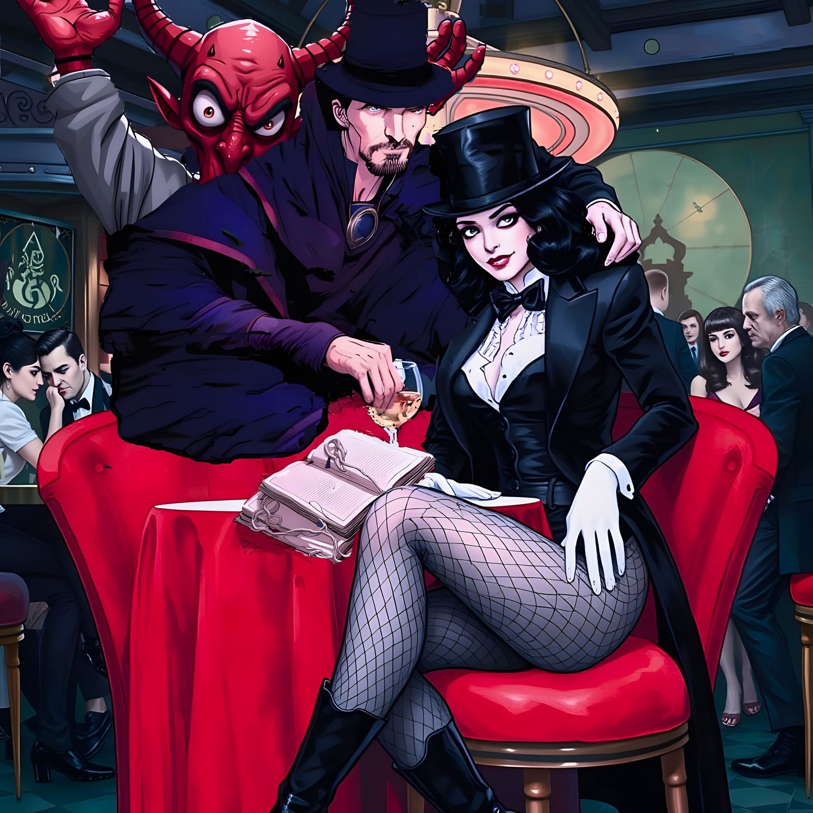 Zatanna Dodges the Doctor's Strange Pursuit