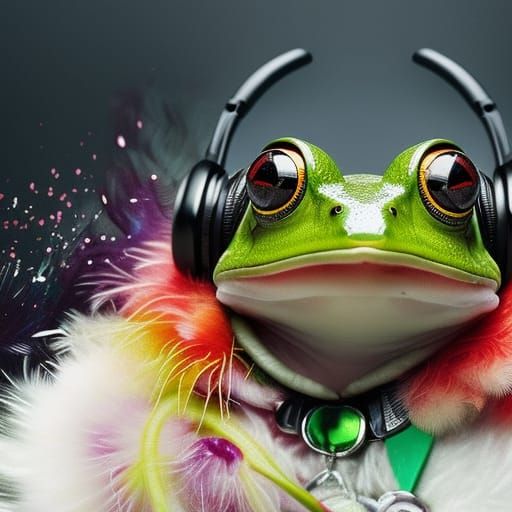 cute frog - AI Generated Artwork - NightCafe Creator