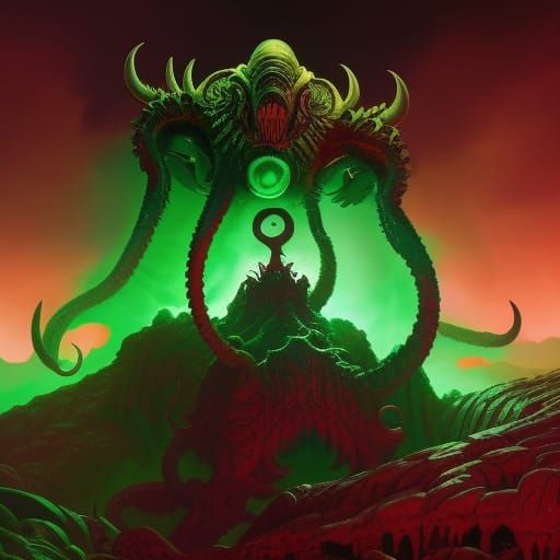 what the DEVIL looks like? ; The Eldritch horror Cthulhu by ...