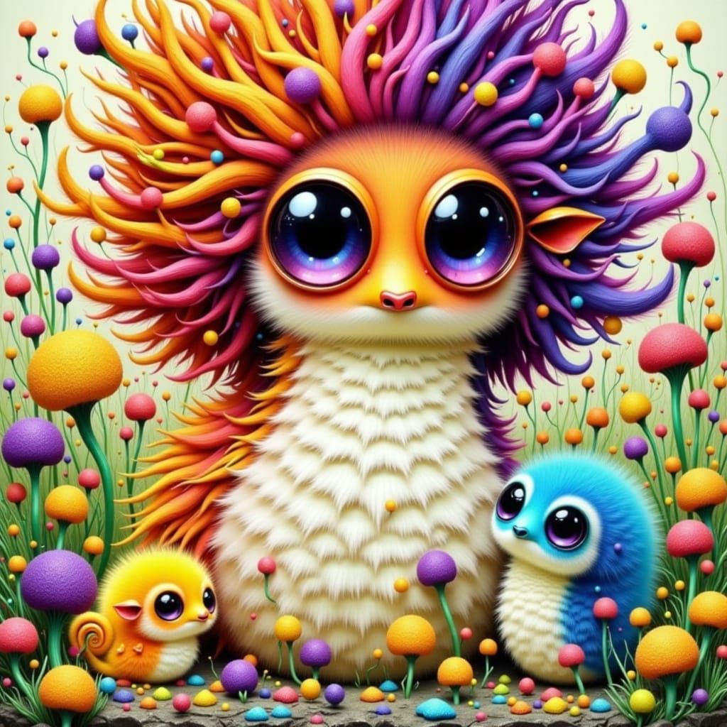 Creatures <lora:Seahorse Flyin High:1.0>