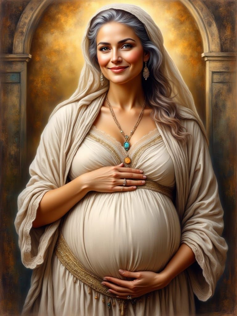 Sarah, wife of Abraham and mother of Isaac, a woman of significant faith and influence, known for her ...  by @Lainhanshee