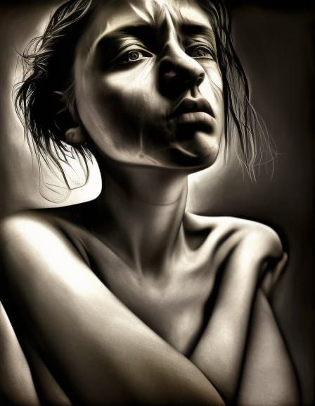 Woman. Realistic. Hyperrealistic. HD. 8k resolution. Close u...