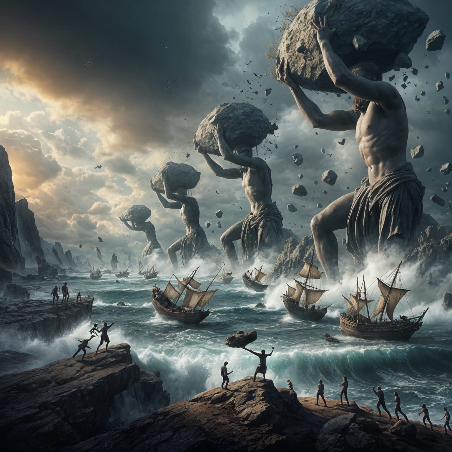 The Odyssey : the Laestrygonians