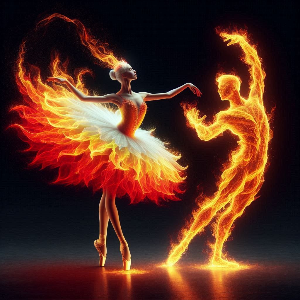 Flaming dance