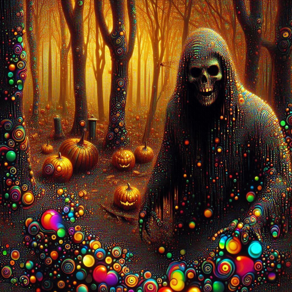 Halloween in the Woods