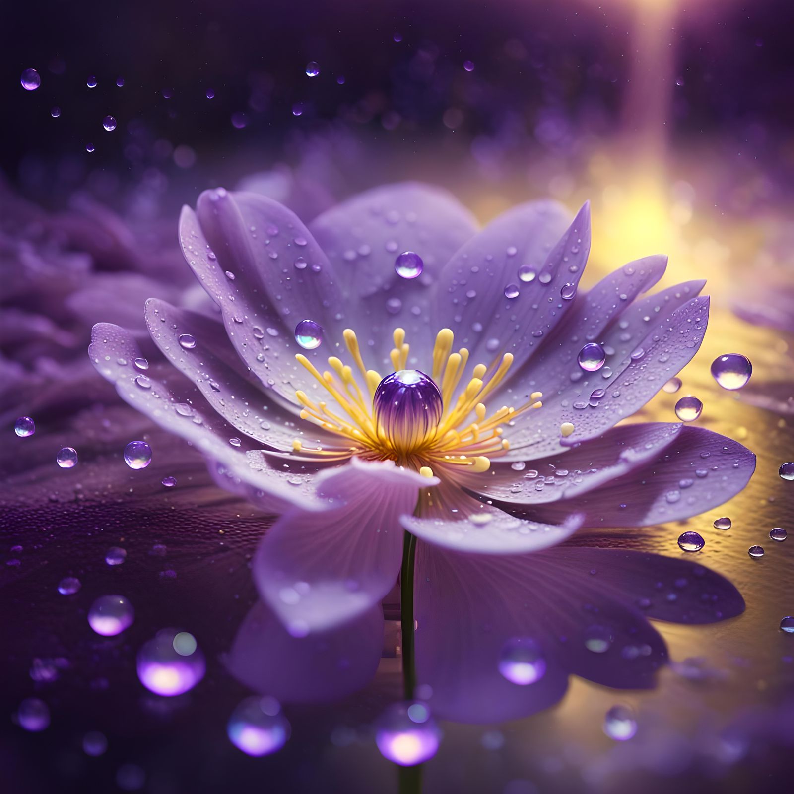 A delicate mystical flower   by @Bunnzo