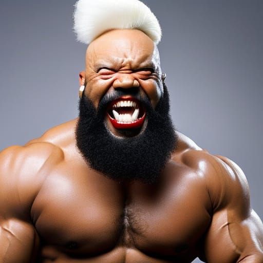 "I pity the fool that won't let me suck you're blood muwh ha ha"