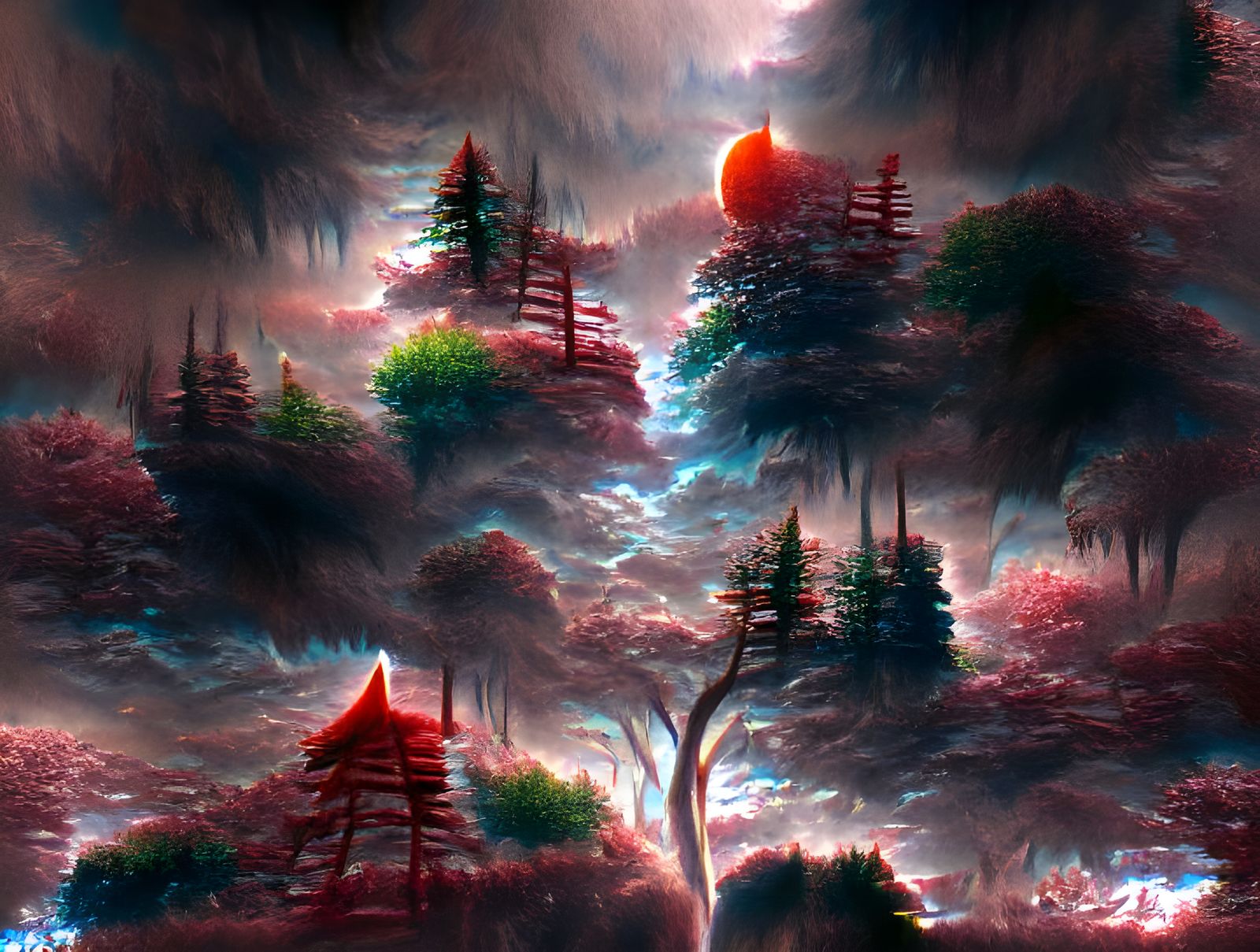 Forest of the Red Moon