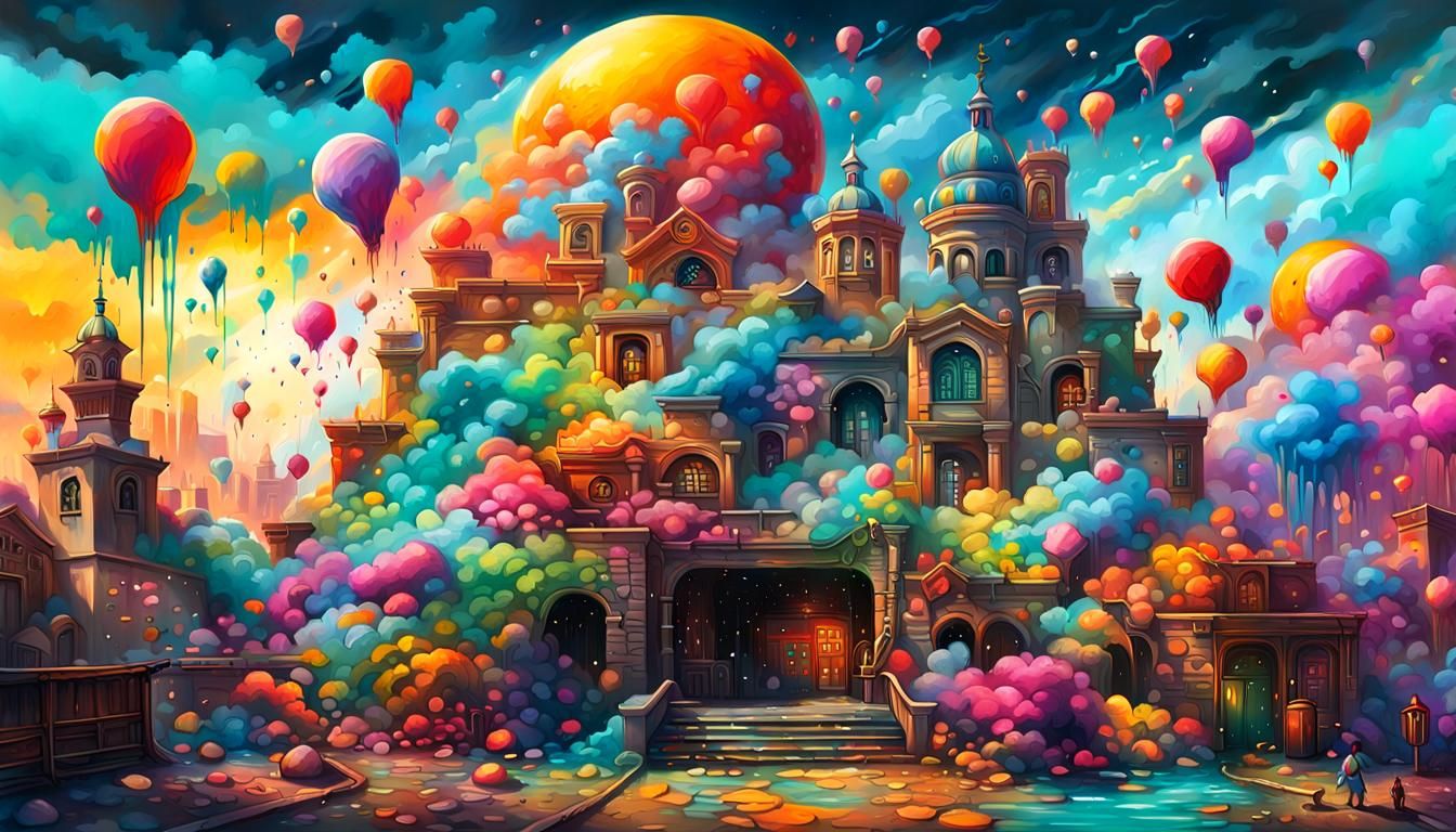 NoTheme Thursday Bash Party AI Generated Artwork NightCafe Creator