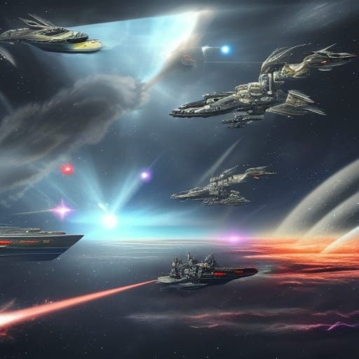 A battle starts