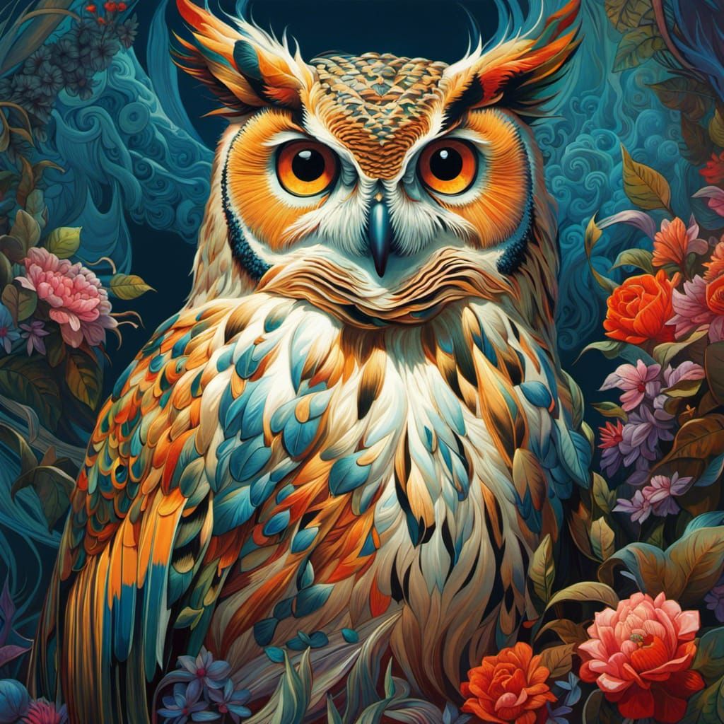 Majestic Owl  by @YYZ-5050
