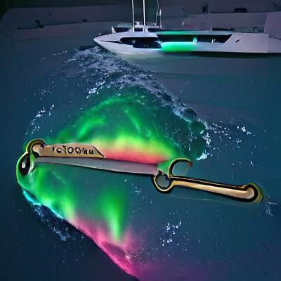 Aurora borealis yacht crowbar