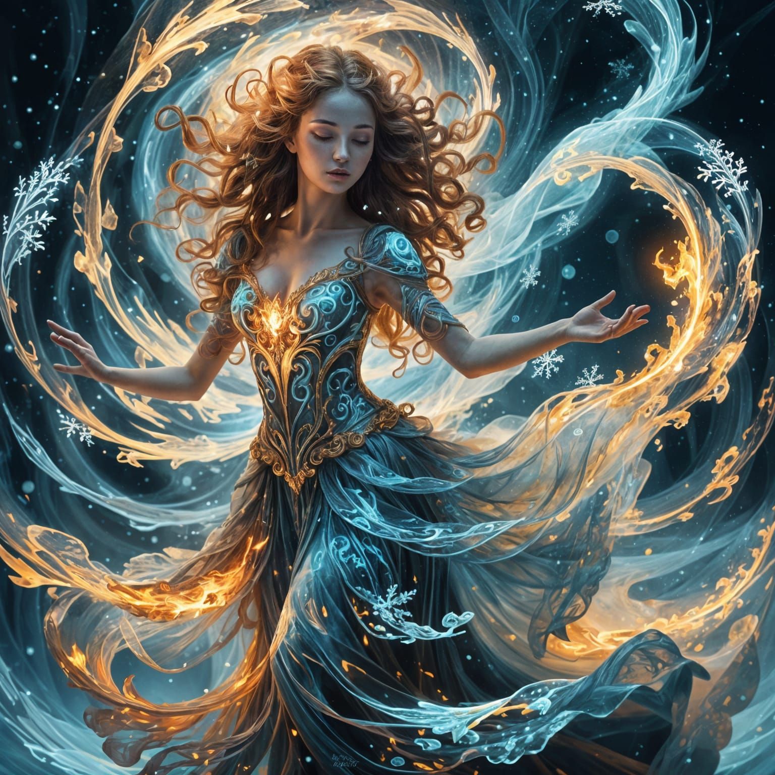 fire and ice  by @skeller