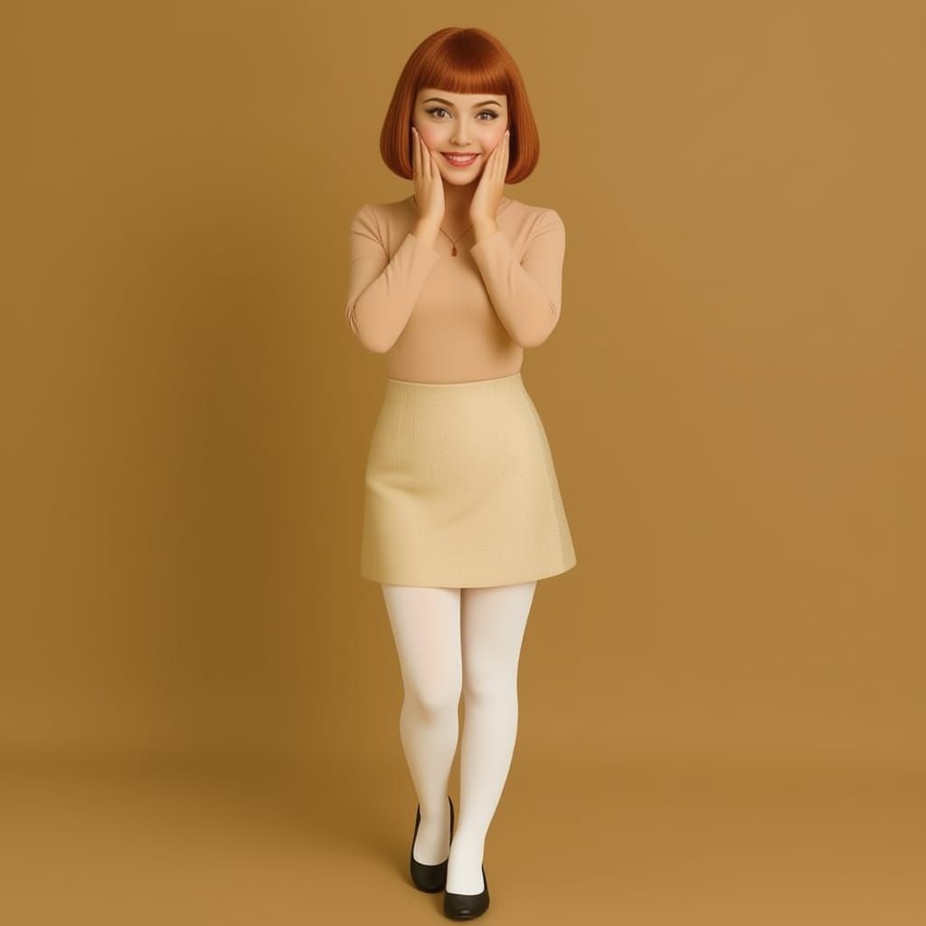 AI Generated Image of Playful Cute Pose