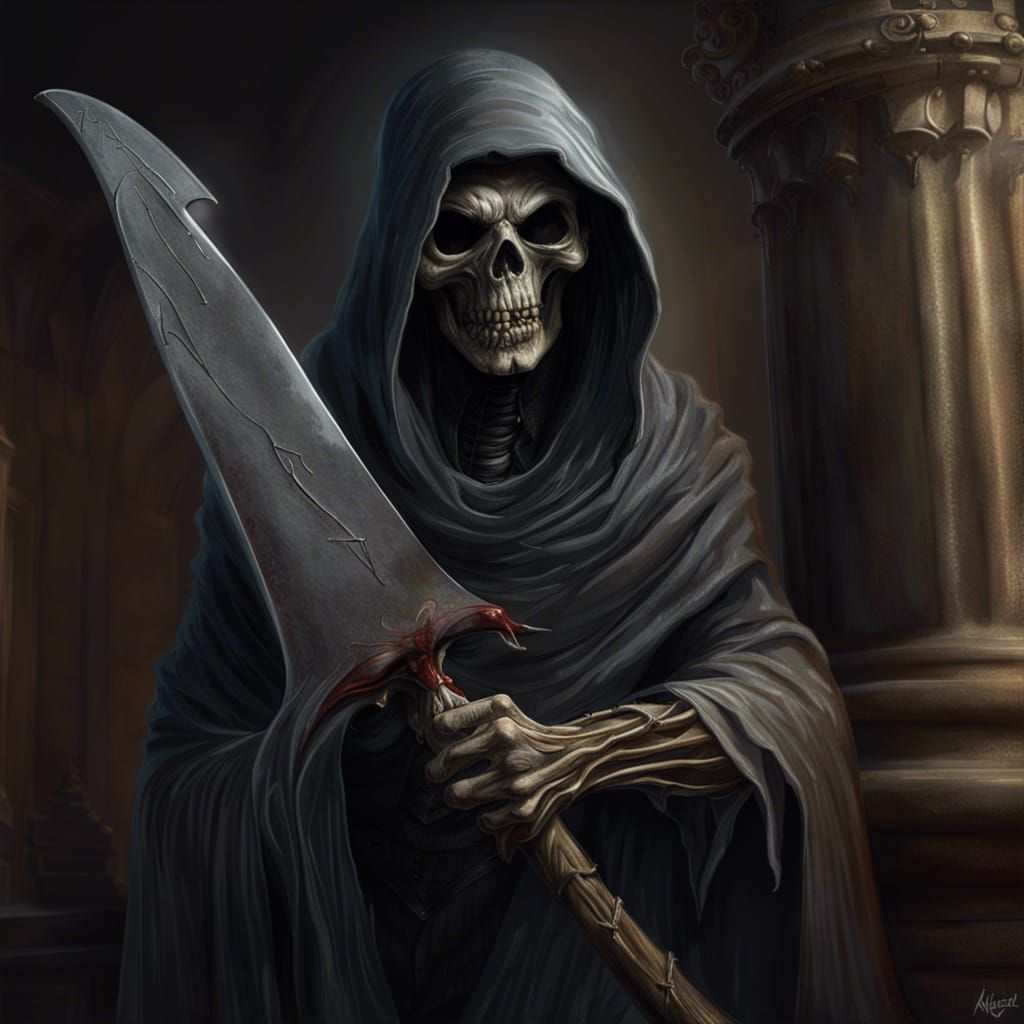 The grim reaper #4 - AI Generated Artwork - NightCafe Creator