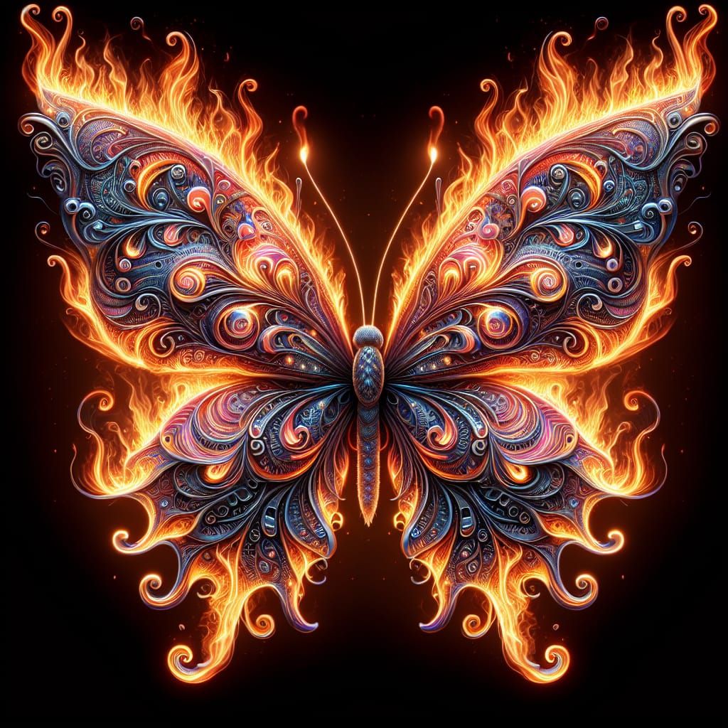 Flaming Butterfly