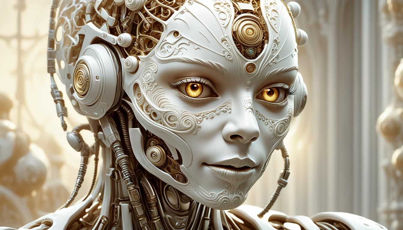 White Chocolate Cyborg  by @Alex Cruba