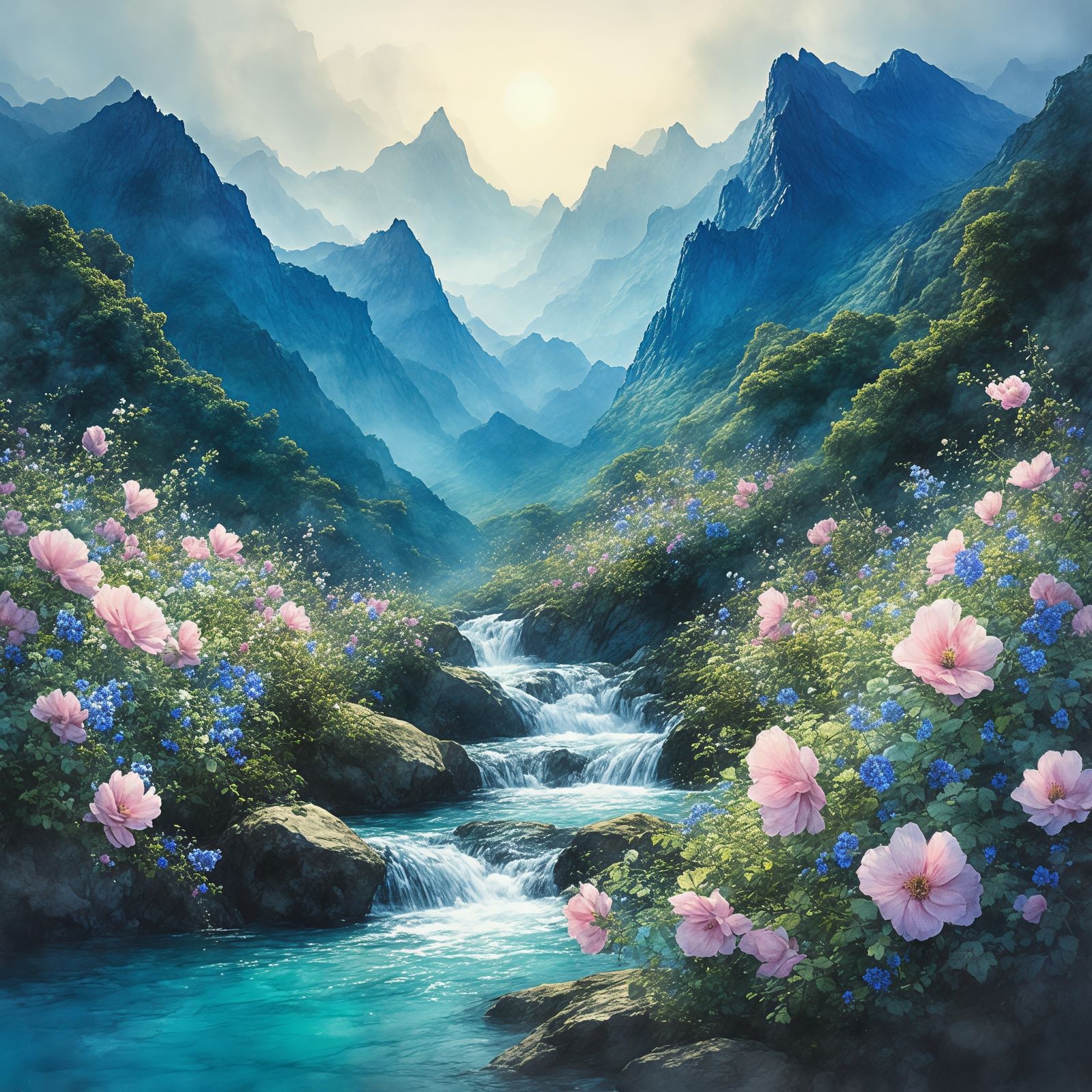 Fun with SD3.5 - Flowers!