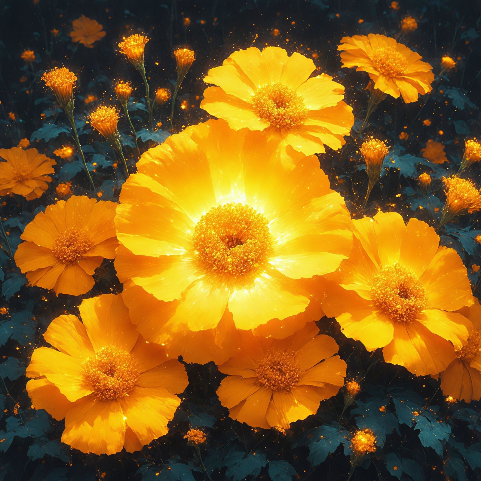 Fun with SD3.5 - Flowers!