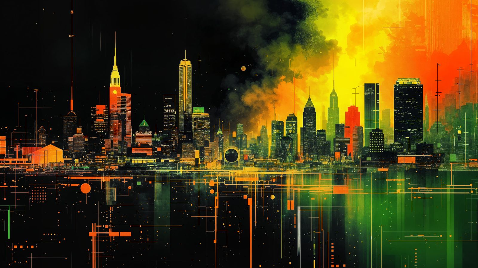 Smokey City Glitch III  by @Talon