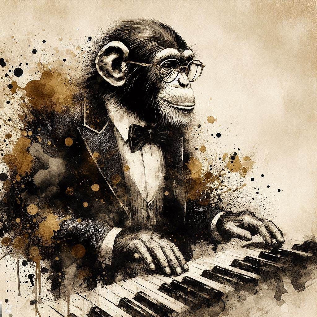 Pianist in a jazz band