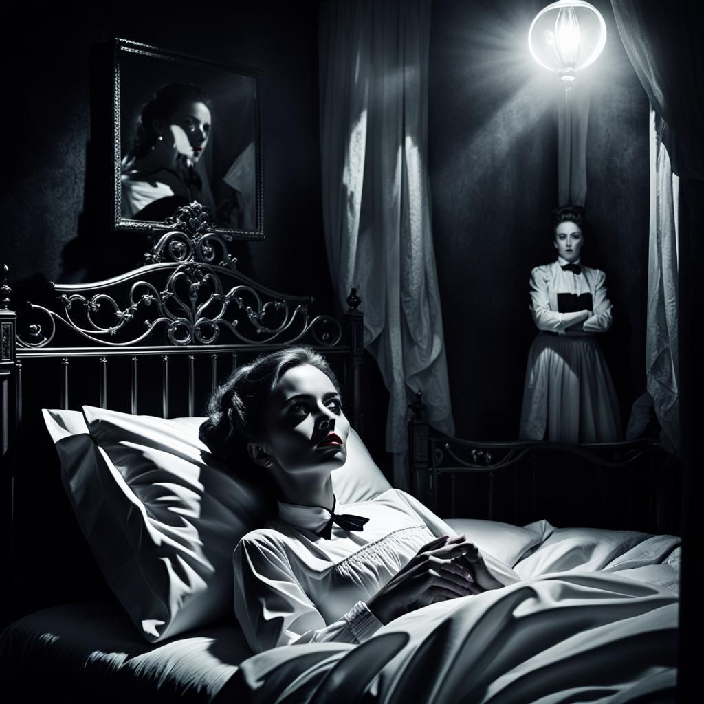 O espelho é um portal dimensional, por onde entidades tem acesso so nosso Mundo.