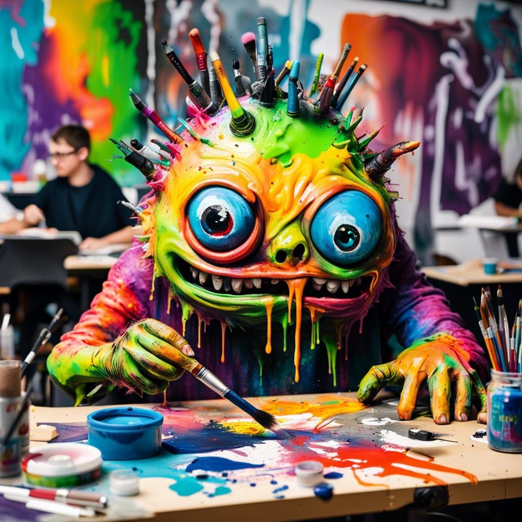 First day of art school  by @IAP