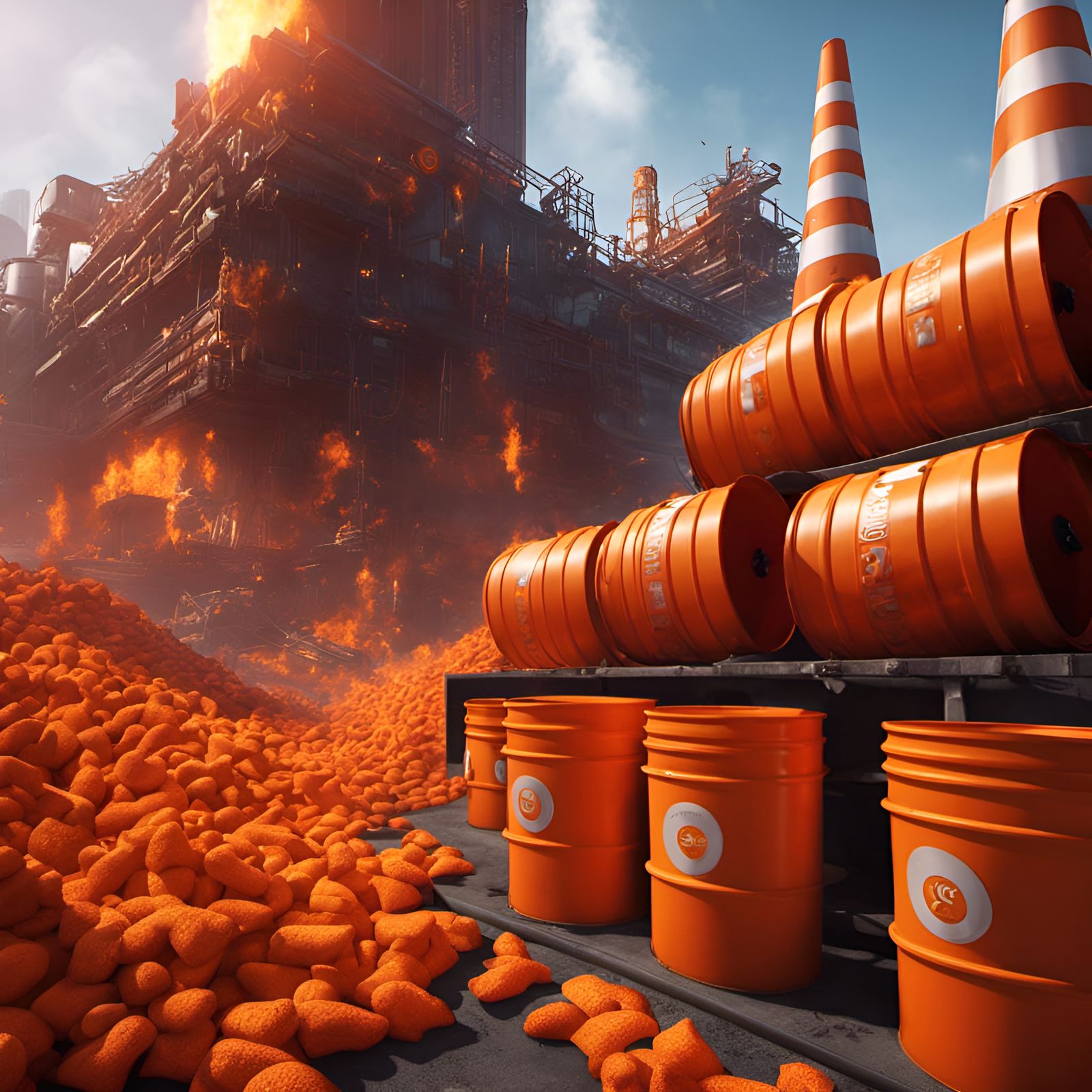 Never ignore the orange warning light at the Cheetos factory. AI