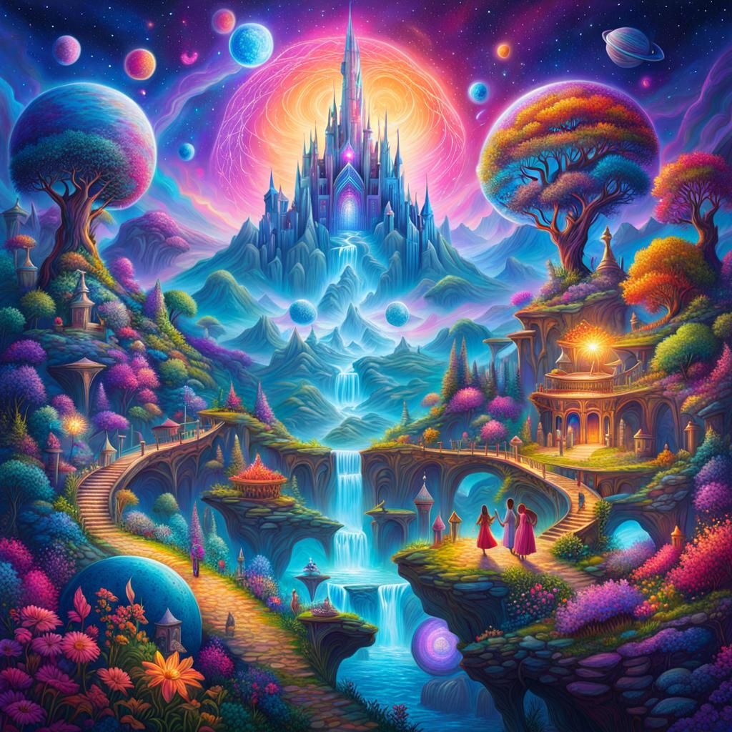 Magical World - AI Generated Artwork - NightCafe Creator