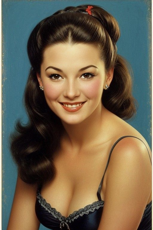 Portrait of a gorgeous happy woman