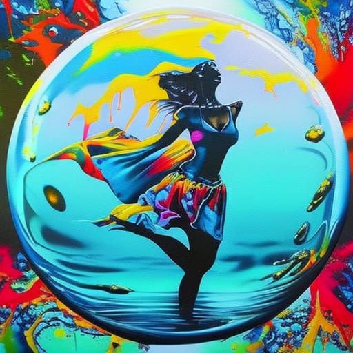 Stunning woman inside of the bubble ~ Vol. 2
