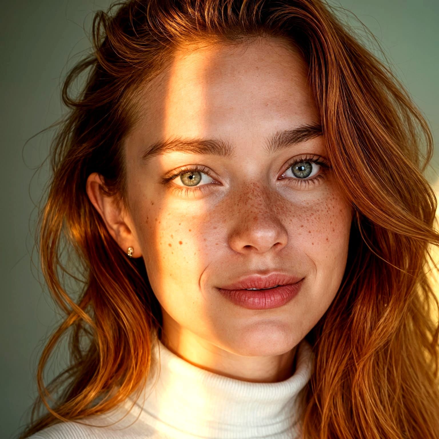 Portrait of a young woman  by @Vodoley